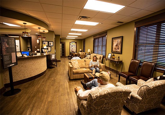 Total Dental Care Lobby with patients
